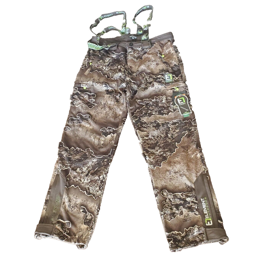 Element Ourdoors Prime Mid-Season Over-All Bibs Hunting Pants Men's XL Camo New